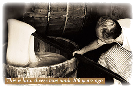 How cheese was made 100 years ago