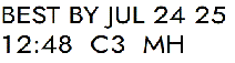 Best by date example