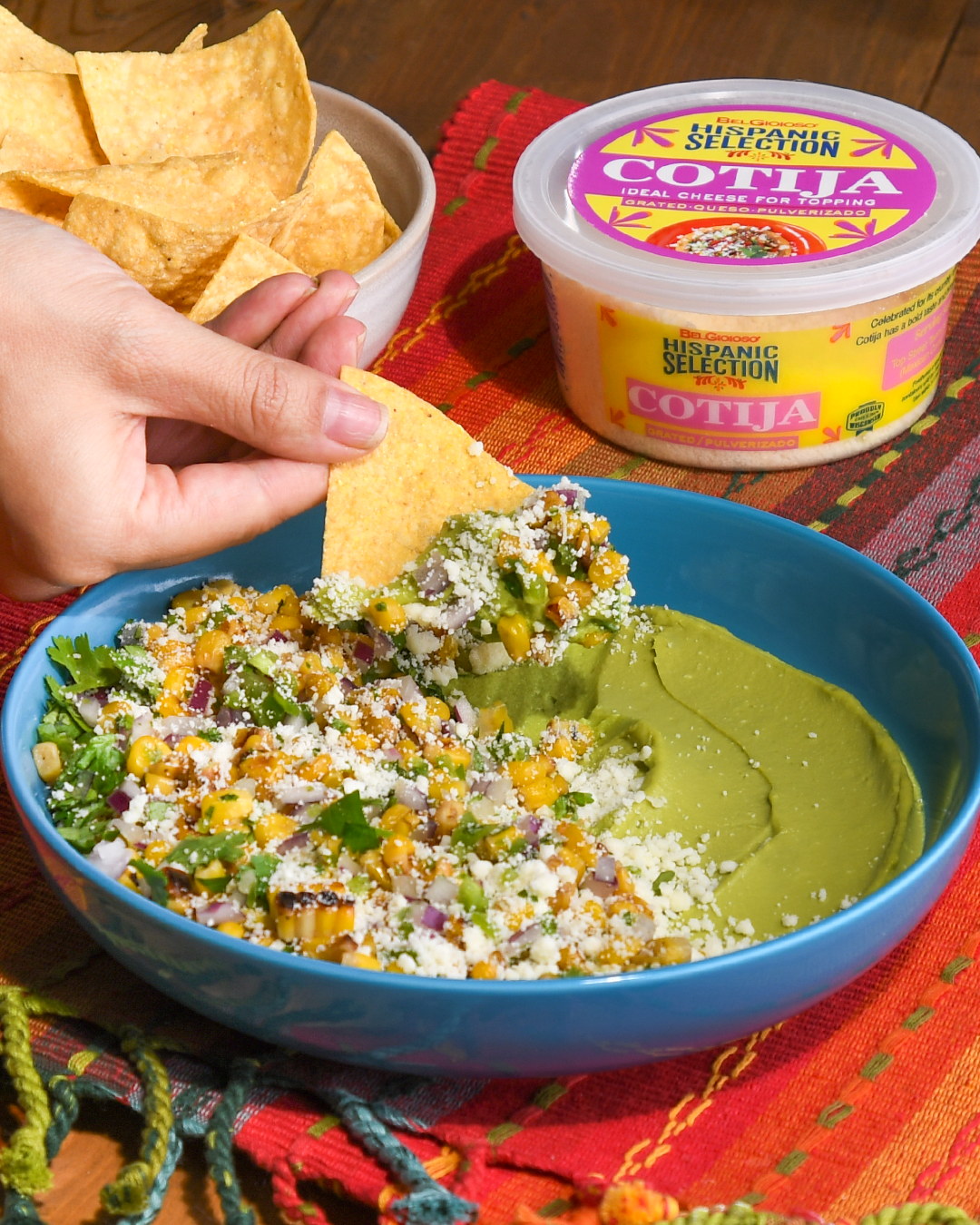 Cotija, Avocado & Corn Dip